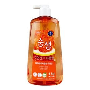 순샘 구연산 X 자몽향 1kg(974ml) 주방세제- O