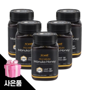 마누카꿀 UMF10 뉴질랜드마누카꿀 500g 5개