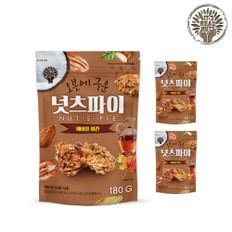 리얼넛츠 메이플 코코넛 넛츠파이 피칸 180g 3봉(총 540g)