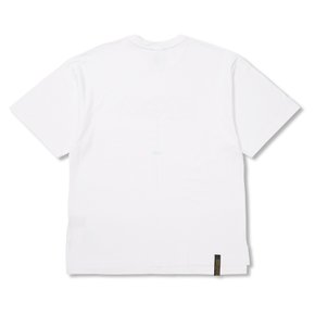 Harf Tone Oversized Short Sleeves T-Shirts White