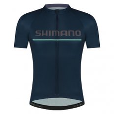 시마노 (SHIMANO) 로고 S: 167-173cm 바이킹 저지 반팔 져지 네이비 (유럽 사이즈)