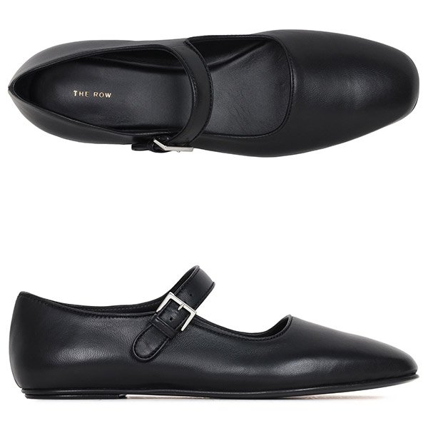[부산점] 25SS 블랙 아바 플랫 슈즈 F1003N61 BLK