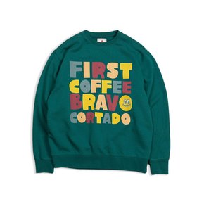 SMILE CORTADO SWEAT (LA GREEN)