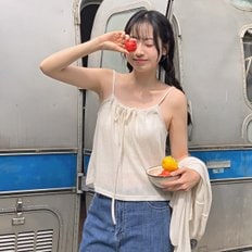 퓨어민 린넨 가디건+스트링 나시 투피스 set(44~99) P000CNIE1