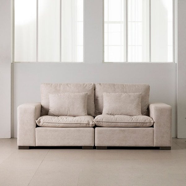 포근한 감성 생활방수 조야패브릭 쇼파 (3인) TP901