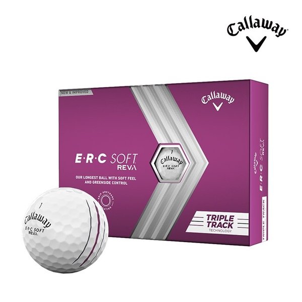 ERC 소프트 레바 골프볼 3피스