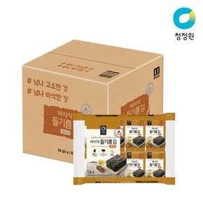 들기름 바사삭김 64봉 (4g x 16봉 x 4입)