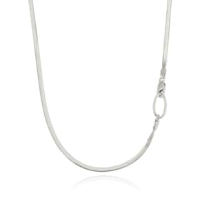 Wide Snake Necklace - silver (1002010440)