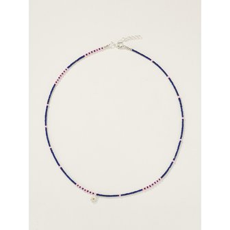 파인드엘리스 925 Lapis Pink Point Necklace