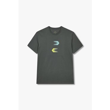 ARMANI EXCHANGE AX남성 로고 포인트 슬림 티셔츠A414130007다크카키
