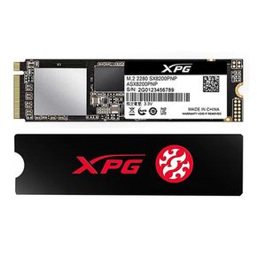 XPG SX8200 PRO M.2 NVMe 2280 (1TB TLC) 방열판