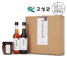 우양수산 메주품은 어간장 500ml+어간장 500ml+어된장 500g 선물세트