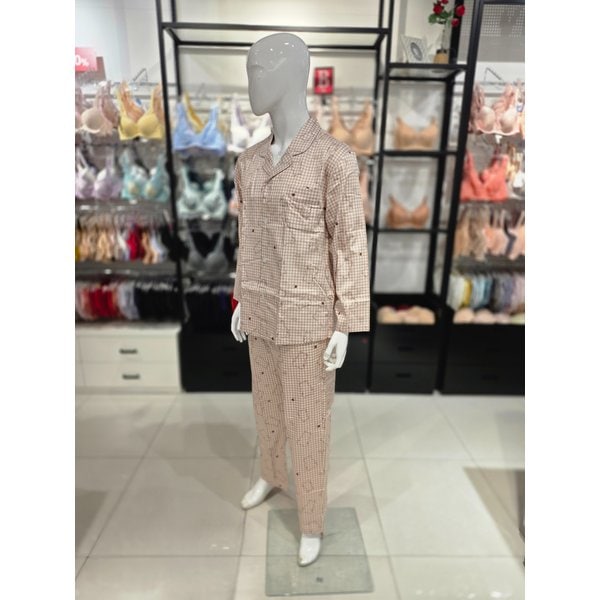 [시흥점] S 비너스 ) 주자 곰나염 면 60수 남성 파자마 세트 [VPA4471M-BE]