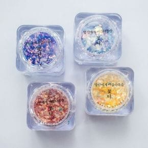 오로라 color 글리터 4 레진 셀프네일파우더 셀프네일