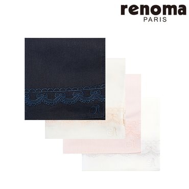 레노마 라운드 자수 손수건 RRR2701