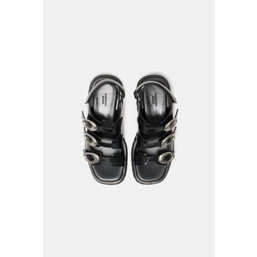 슈콤마보니 Buckle sandal(black) DG2AM25016BLK