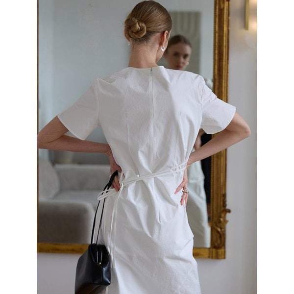 루미에르 랩 드레스 - WHITE