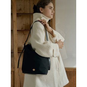 T Margaret Suede Bucket Bag_Black