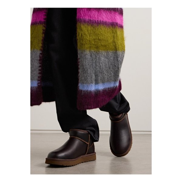 어그 클래식 울트라 미니 가죽 앵클 부츠 초콜릿 1647597343262201