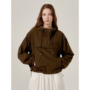 Anorak hood jumper (Brown)