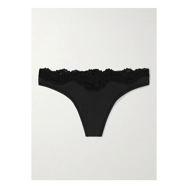 스킴스 피츠 에브리바디 레이스 딥 텅 팬티 오닉스 블랙 46376663162840357