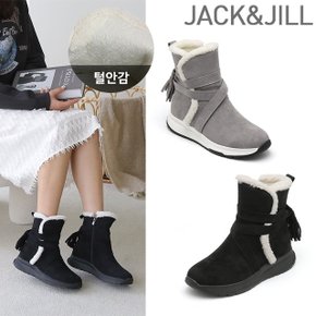 소가죽 털안감 태슬 앵클부츠(JD4738)