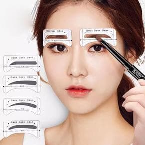 눈썹그리기 가이드 아치형 일자형 눈썹 (S13242423)