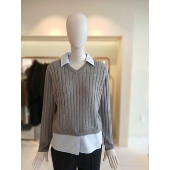 CC콜렉트 [여주점] 씨씨콜렉트 카라탈착브이넥니트 E261ksk112