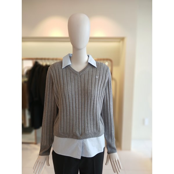 [여주점] 씨씨콜렉트 카라탈착브이넥니트 E261ksk112