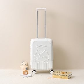버터 트래블 밀크캣 ABS+PC 캐리어 20형 화이트