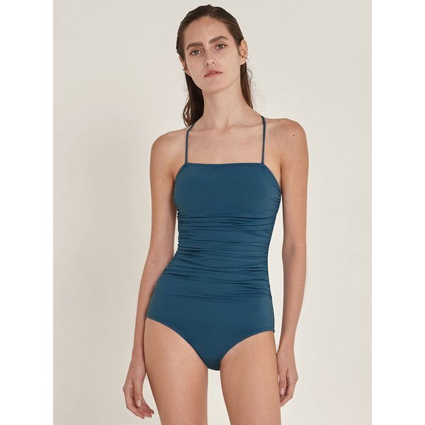 La Vie Halter Swimsuit_Deep lagoon (딥블루)