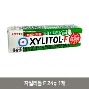 아이간식 롯데 자일리톨 F 24g 1개 아이 사무실 간식 사무실간식 껌 X ( 5세트 )