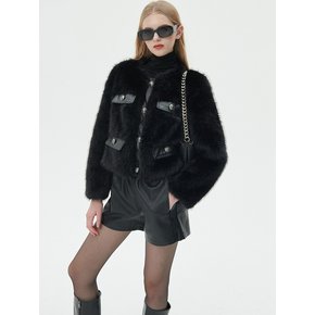 Quad Fur Jacket [Black]