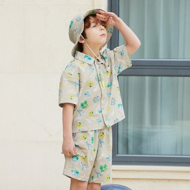 노스페이스 [노스페이스키즈 공식] NH8SR23T 키즈 익스플로러 세트_BEIGE