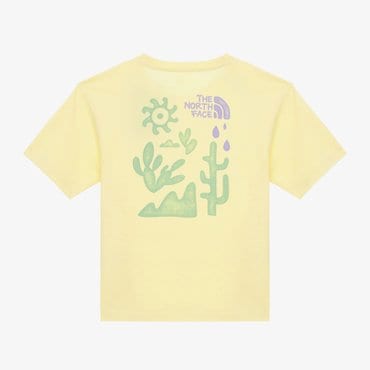 노스페이스 [노스페이스키즈 공식] NT7UR05U 키즈 네이쳐글로우 반팔 라운드 티_LIGHT YELLOW