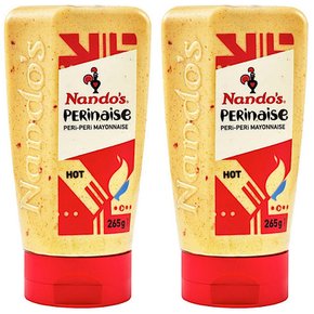 난도스 페리네즈 핫 페리페리 마요네즈 Nandos Perinaise Hot Peri-peri Mayonnaise 265g 2개