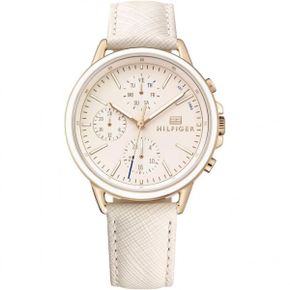 영국 타미힐피거 시계 Tommy Hilfiger Women`s Multi dial Quartz Watch with Leather Strap 178