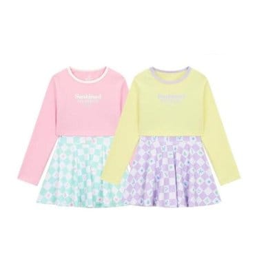 네파키즈 25SS  KL43006 썬키스트 래시가드 원피스 세트