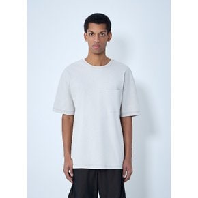 [해외배송] 르메르 체스트 패치 포켓 박시 티셔츠 TS0010 LJ1010 WH007