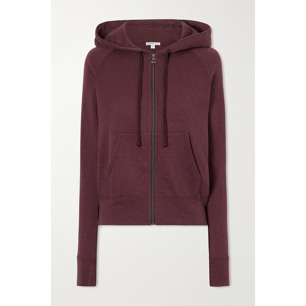 프렌치 코튼 테리 후드 버건디 46376663163052129