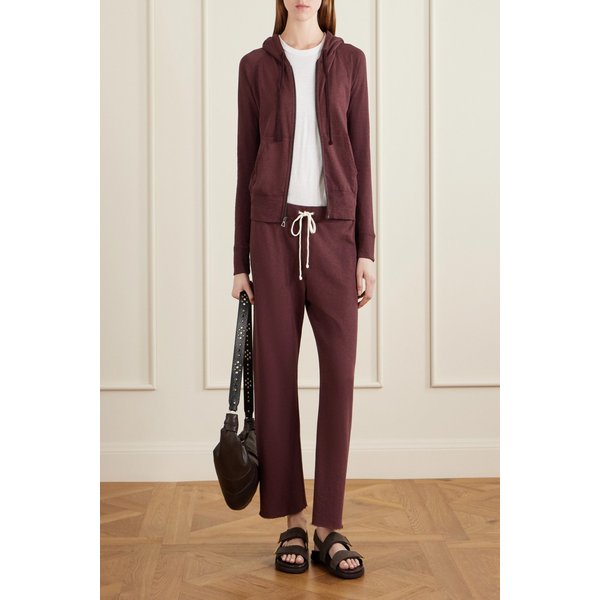 프렌치 코튼 테리 후드 버건디 46376663163052129