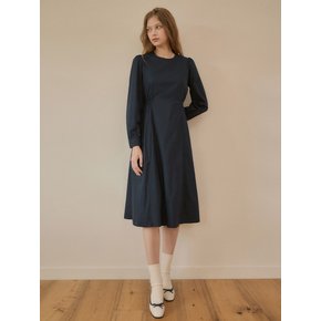 A3464 Etoile round one-piece_Navy