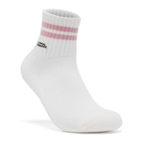 N265ASO040 스트라이프 미들 삭스 PINK