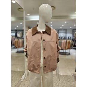 [여주점] 스퀘어 포켓 카라 배색 자켓 YY6SJD03