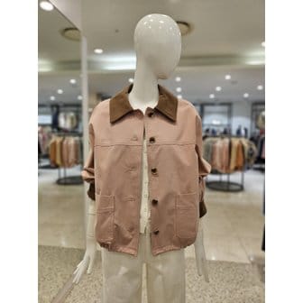 올리브데올리브 [여주점] 스퀘어 포켓 카라 배색 자켓 YY6SJD03