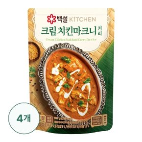 백설 덮밥소스 크림치킨마크니커리 170G x 4개