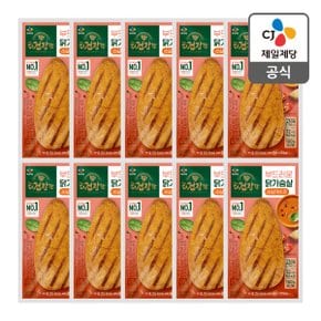[본사배송][냉장] 더건강한 닭가슴살 순살 케이준 100g X 10개