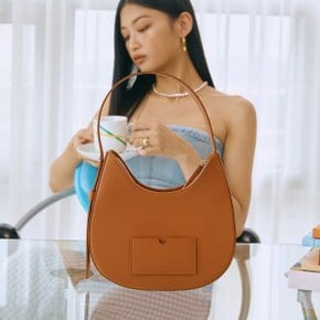 DROP HOBO BAG MINI(ORANGE CARAMEL) 21DH004