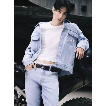 Calvin Klein Jeans 남성 레귤러핏 90s 데님 자켓(J325551)