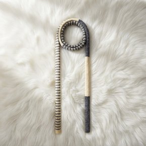 멀티 스트라이프 알파카 블렌디드 머플러 MK269OMF004MLM